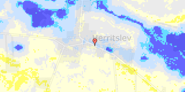 Ekstrem regn på Sakskøbingvej 49