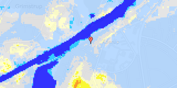 Ekstrem regn på Birkholmvej 10