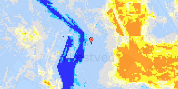 Ekstrem regn på Brandtsgade 1