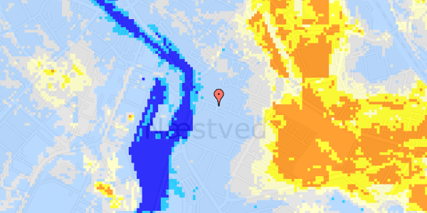 Ekstrem regn på Brandtsgade 6A