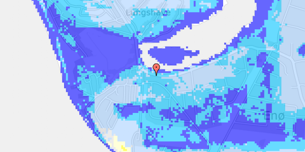 Ekstrem regn på Enø Kystvej 78