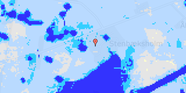 Ekstrem regn på Fjordvangen 16