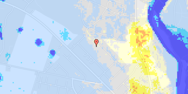 Ekstrem regn på Frihedsvej 27A