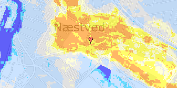 Ekstrem regn på Gallemarksvej 20