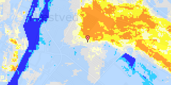 Ekstrem regn på Gallemarksvej 51