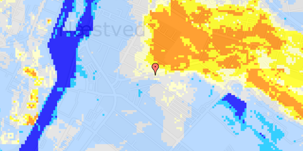 Ekstrem regn på Gallemarksvej 53