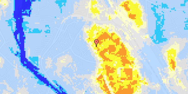 Ekstrem regn på Grønnegade 10