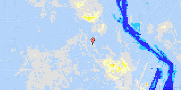 Ekstrem regn på H C Andersens Vej 27, st. th