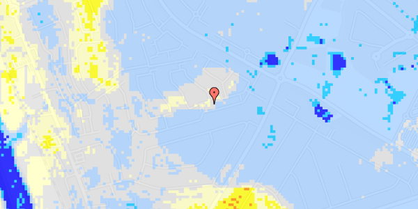 Ekstrem regn på H C Lumbyes Vej 92