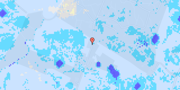 Ekstrem regn på Harrested Skovvej 19