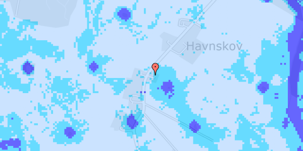 Ekstrem regn på Havnskovvej 20