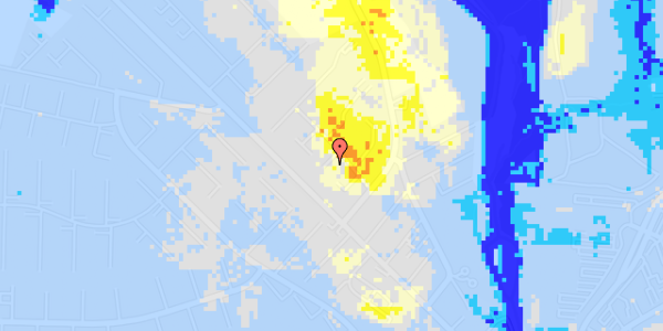 Ekstrem regn på Herluf Trolles Vej 23