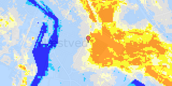 Ekstrem regn på Indre Vordingborgvej 7