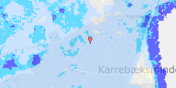 Ekstrem regn på Karlsvej 240