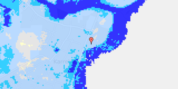 Ekstrem regn på Karrebækvej 883C