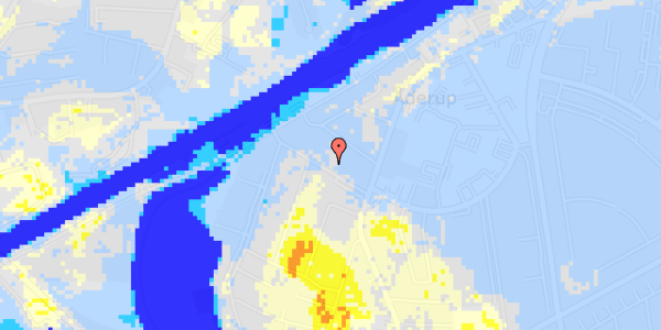 Ekstrem regn på Katholmvej 10