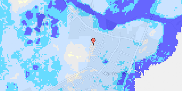 Ekstrem regn på Kildegårdsvej 30