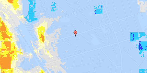 Ekstrem regn på Kildemarksvej 54, 1. th