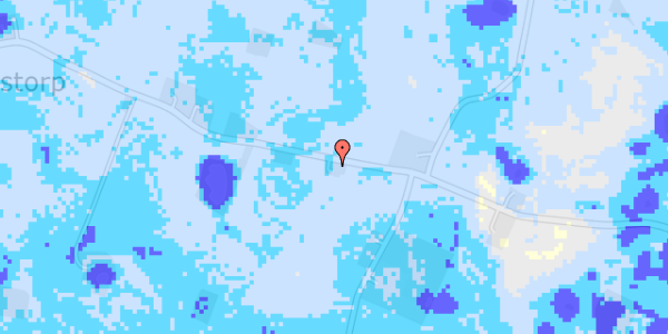 Ekstrem regn på Kirkebakken 57