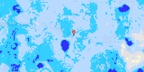 Ekstrem regn på Kirkebakken 64