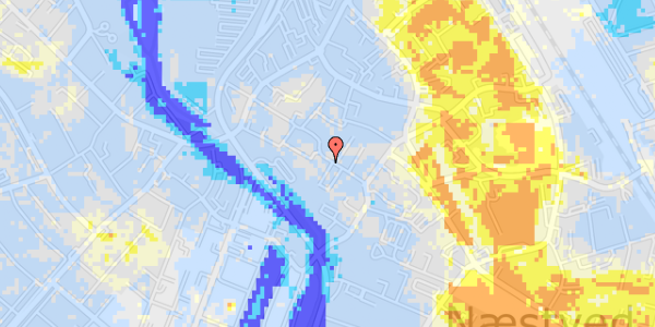 Ekstrem regn på Købmagergade 4, 1. 