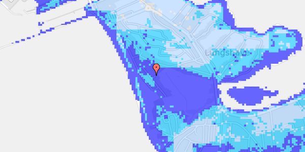 Ekstrem regn på Lungsgab 11