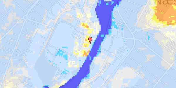 Ekstrem regn på Maglemølle 72