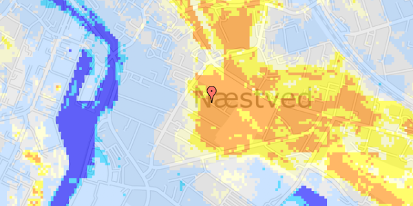 Ekstrem regn på Niels Juels Vej 10