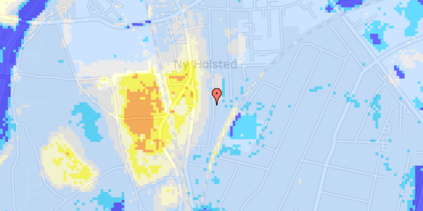 Ekstrem regn på Ny Holstedvej 13