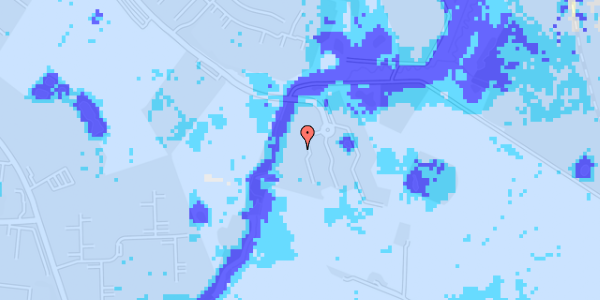 Ekstrem regn på Nygårdsvej 179, 1. th