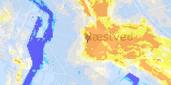 Ekstrem regn på Oskarsvej 5