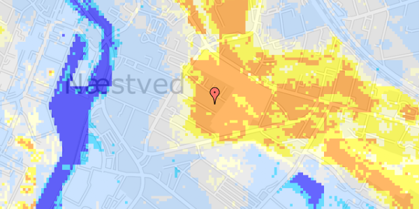 Ekstrem regn på Oskarsvej 21