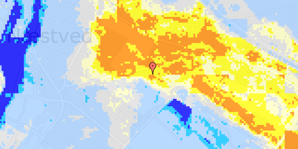 Ekstrem regn på Peder Bodils Vej 25