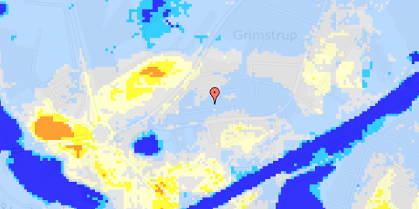 Ekstrem regn på Sandageren 19