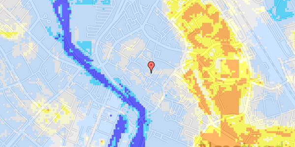 Ekstrem regn på Sct Peders Kirkeplads 13, st. th