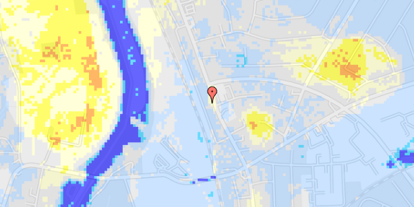 Ekstrem regn på Skovbrynet 16, 2. th