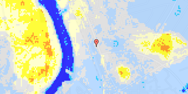 Ekstrem regn på Skovbrynet 34, st. th