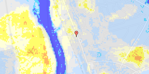 Ekstrem regn på Skovbrynet 56, st. th