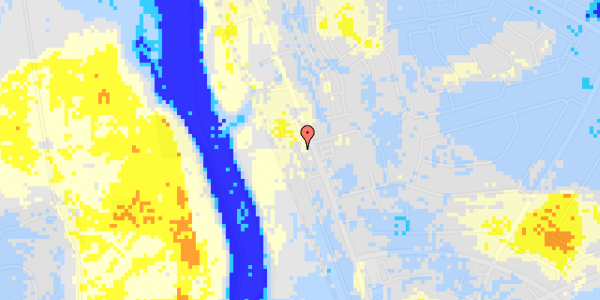 Ekstrem regn på Skovbrynet 58, 2. mf