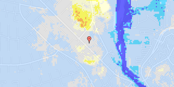 Ekstrem regn på Slagelsevej 44