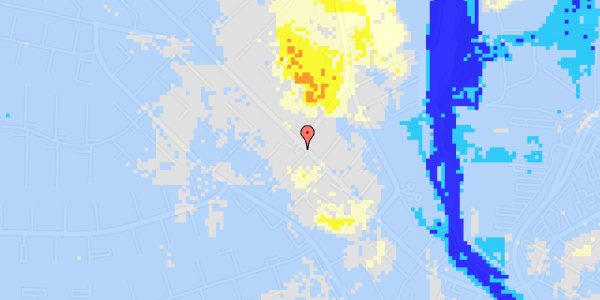 Ekstrem regn på Slagelsevej 65