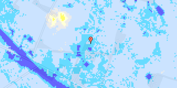 Ekstrem regn på Slagelsevej 186