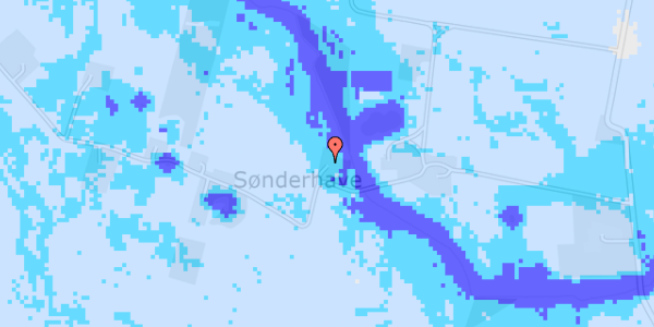 Ekstrem regn på Sønderhavevej 21A