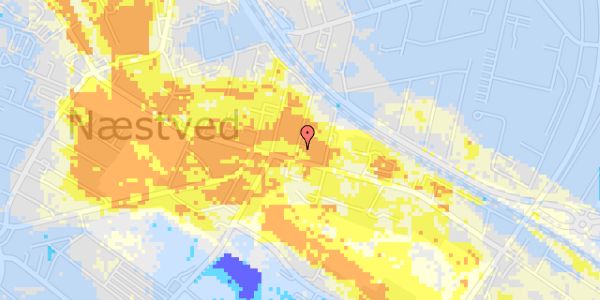 Ekstrem regn på Thorsvej 2, 2. th