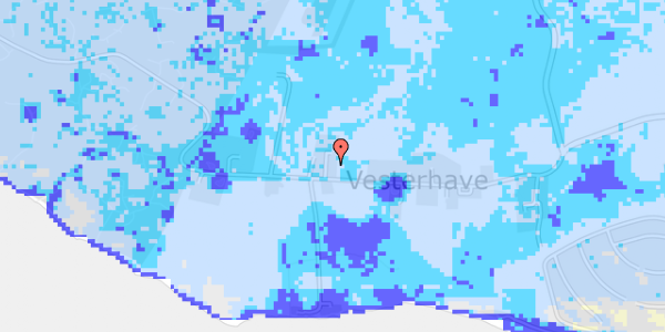 Ekstrem regn på Vesterhavevej 180