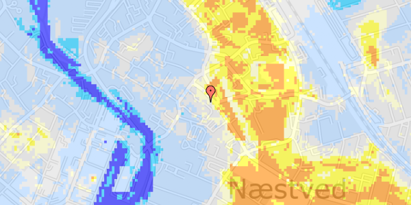 Ekstrem regn på Østergade 12G