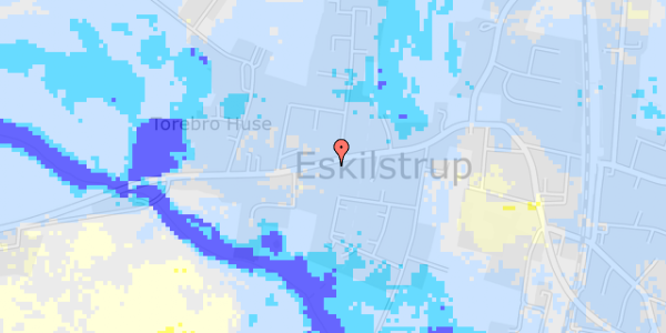 Ekstrem regn på Eskilstrup Vestergade 51