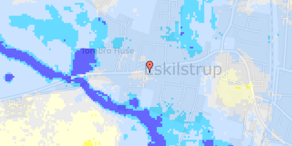 Ekstrem regn på Eskilstrup Vestergade 55