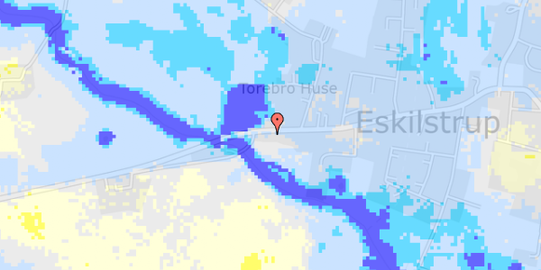 Ekstrem regn på Eskilstrup Vestergade 69