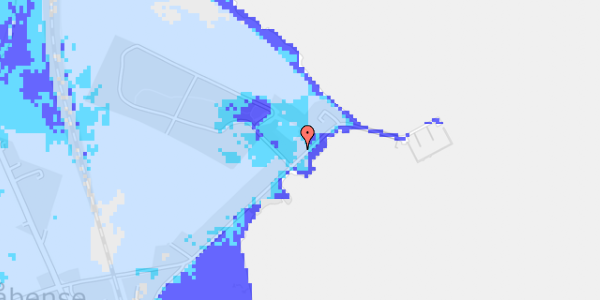 Ekstrem regn på Gåbense Strandvej 55